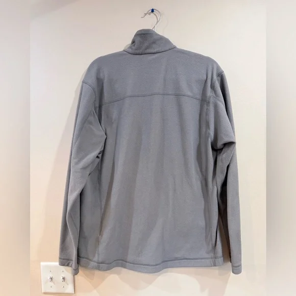 🔥Patagonia Men’s Light Gray Full-Zip Fleece Jacket Size L EC🔥 - Picture 2 of 6